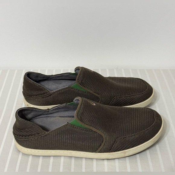 Olukai Nohea Mesh Slip On Shoes Loafers Sneakers Brown Men’s Size 8 - Picture 2 of 15